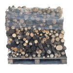 Trockenes Hartholz 50 cm – Palette, brennfertig